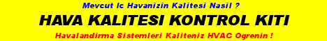 Hava ve Havalandrma Kalitesi Kontrol Kiti  
